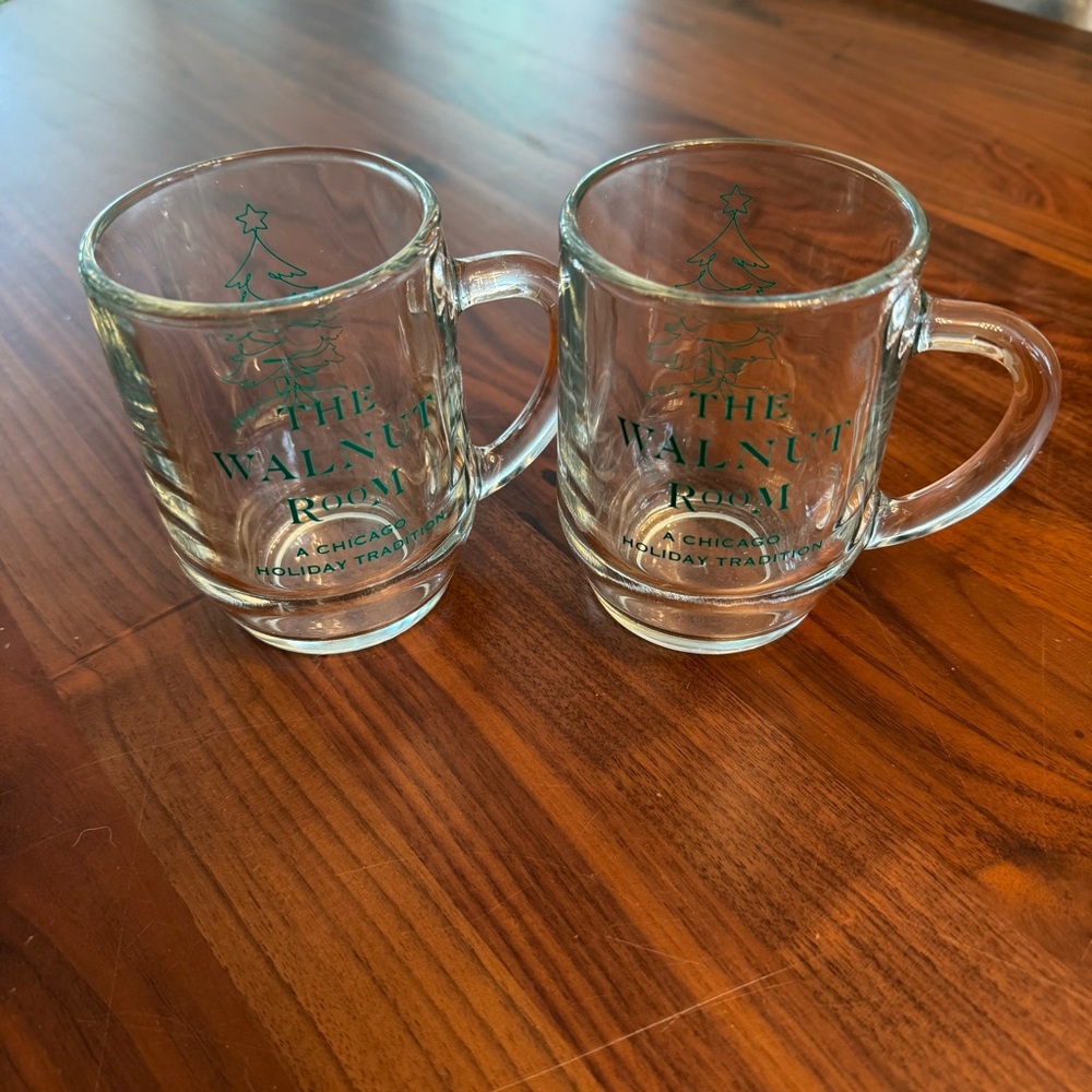 Set of 2 Chicago Walnut Room Holiday Mugs 2024